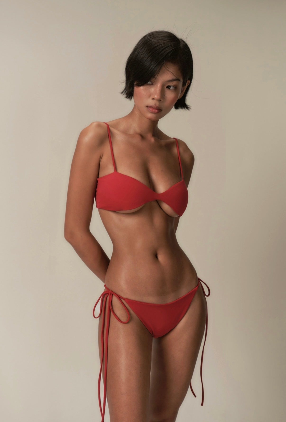 Annoyed Bikini in Cherry Red