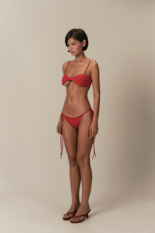 Annoyed Bikini in Cherry Red