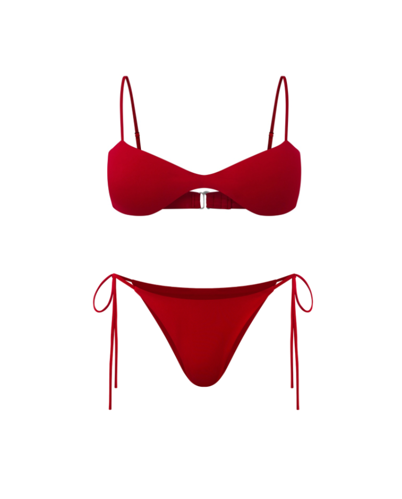 Annoyed Bikini in Cherry Red